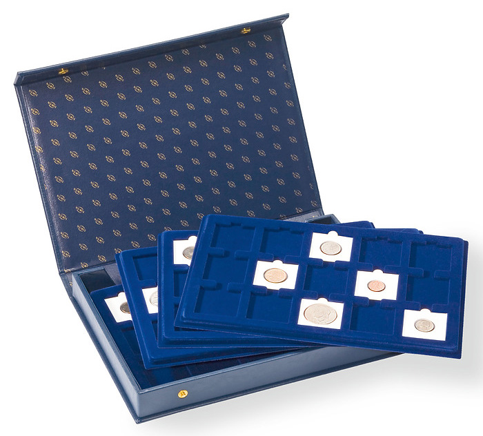 Lighthouse Coin 'Jewel' Box with 4 Quadrum Trays