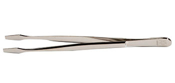Lighthouse Stamp Tongs, Spade Tip 6"
