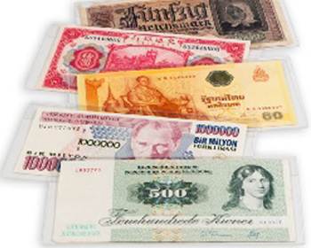 Large Banknote Sleeves Museum Mayler Supersafe 6 x 10 MG500 100 Currency Holders 