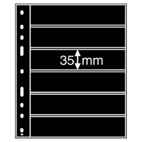 Lighthouse Optima 6 with 6 Horizontal Pocket Pages-Black - 316995