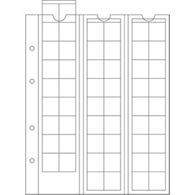 Lighthouse Optima 20mm Pockets hold 54 coins - 315033