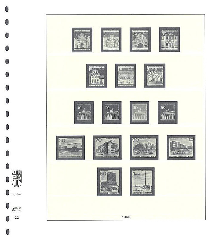 Lindner Germany Berlin 1960-1969 Album Pages