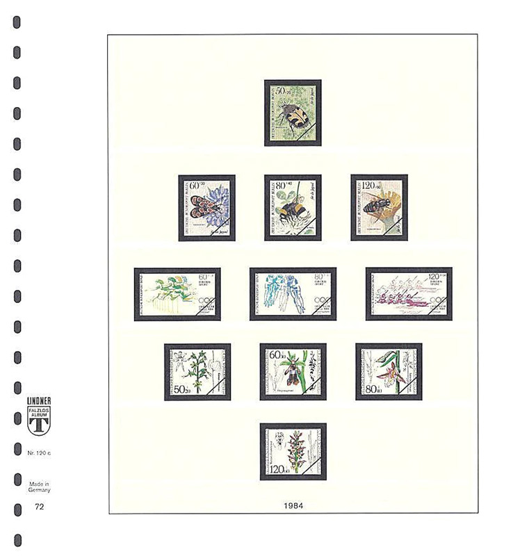 Lindner Germany Berlin 1980-1990 Album Pages