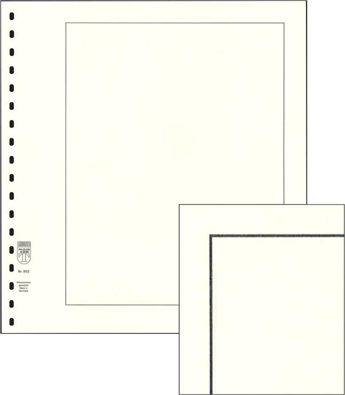 Lindner Blank Pages with border