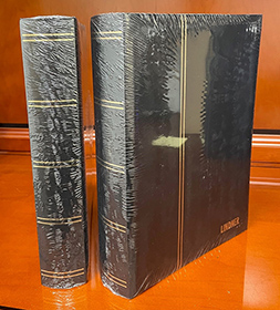 Lindner 60-Black Page Stockbook - Black Cover