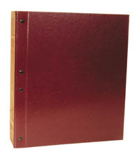 Minkus 1.5 3-Ring Binder - Maroon