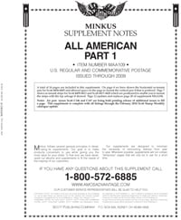 Minkus All-American 2021 Supplement