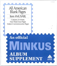Minkus 1961 All American Stamp Album Supplement with U.N. No. 11