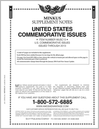 Minkus U.S. Commemorative Issues 2021 Supplement