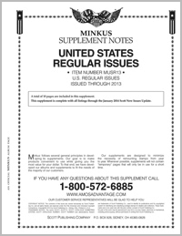 Minkus U.S. Regular Issues 2021 Supplement