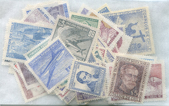 Chile - Mint All-Different Packet of 90