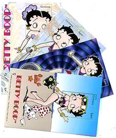 Topicals - Betty Boop Souvenir Sheets