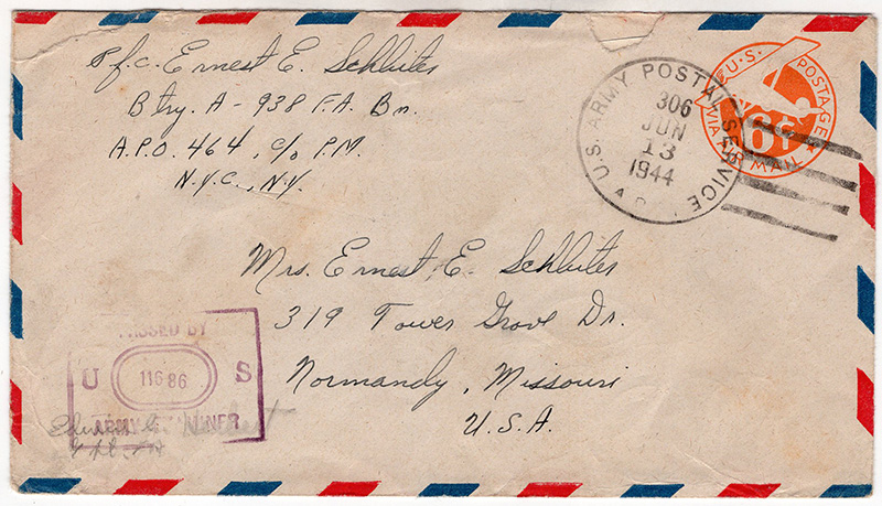 U.S. #UC4 1944 Army Postal Service