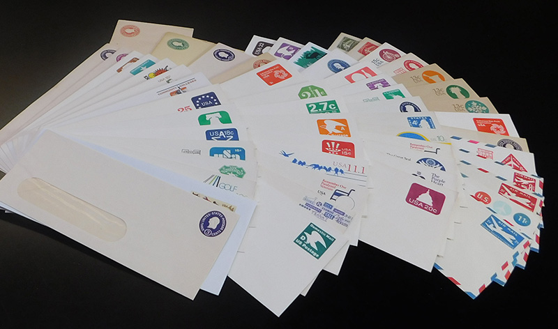 Postal Stationary Lot - 55 Mint #10 Entires