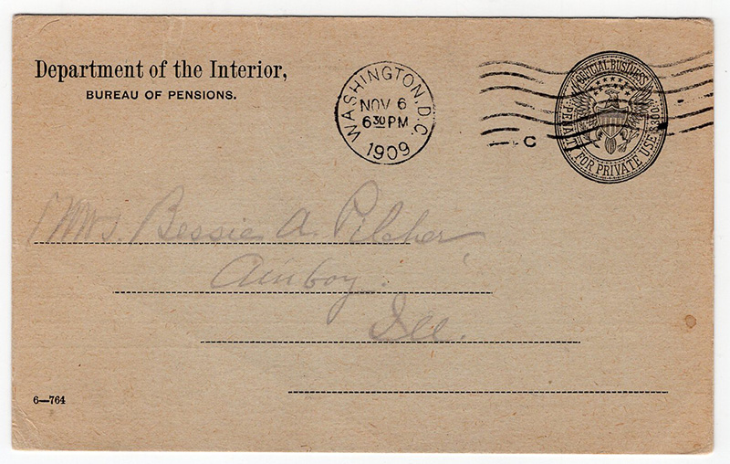 Interior Department Penalty Mail - Pension