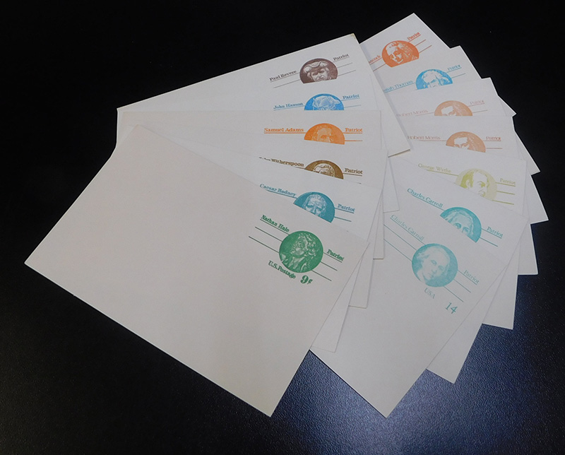 U.S. Postal Cards Patriots Series