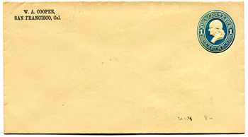 U.S. #U114 Entire Mint