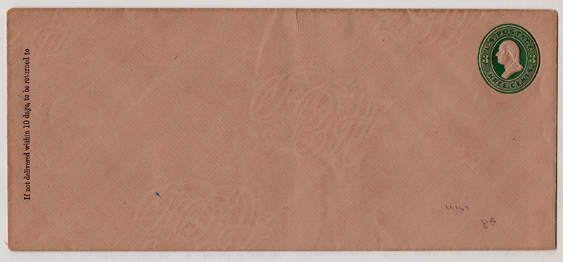 U.S. #U167 Mint Size 10