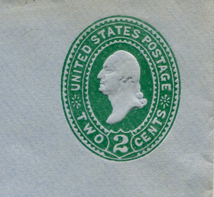 U.S. #U314 Cut Square - Mint