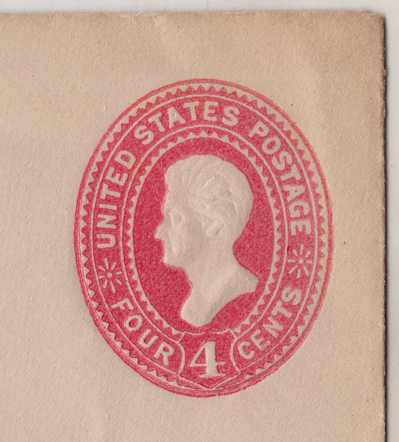 U.S. #U324 Mint Cut Square