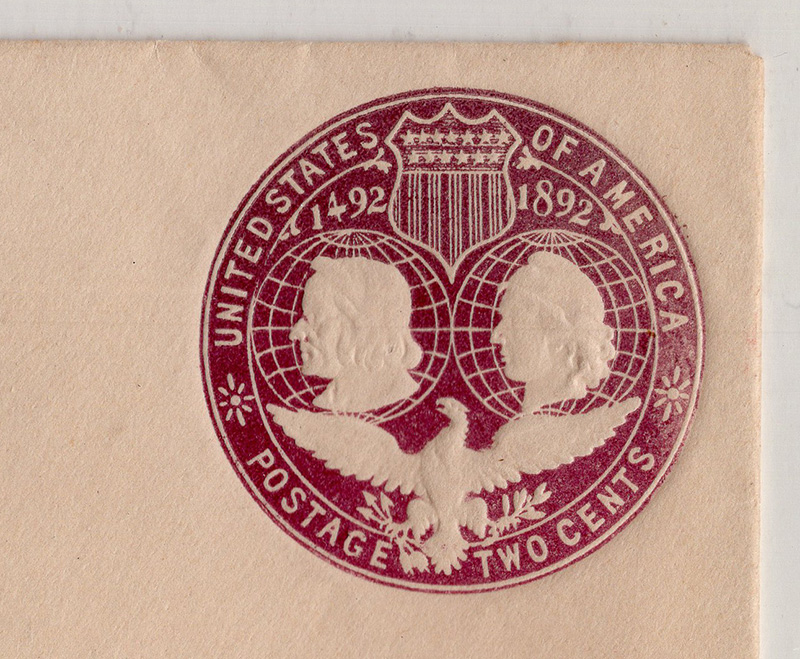 U.S. #U349 Mint Cut Square