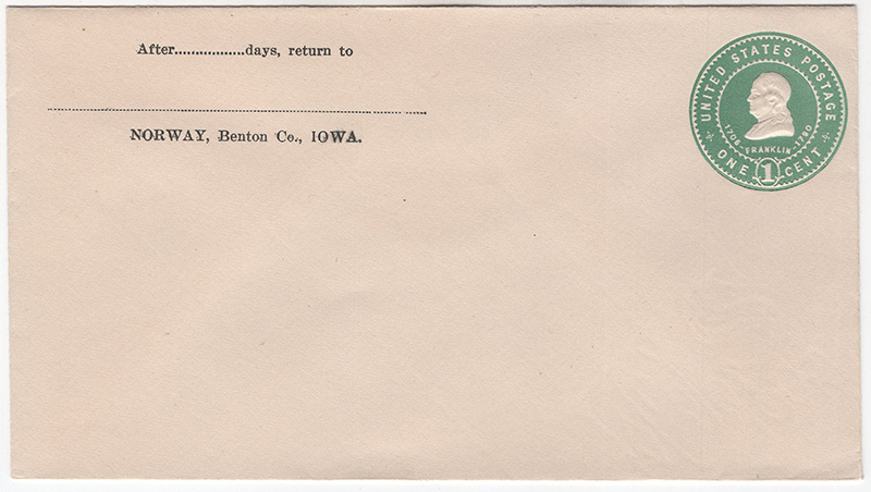U.S. #U379 Postal Stationery Entire