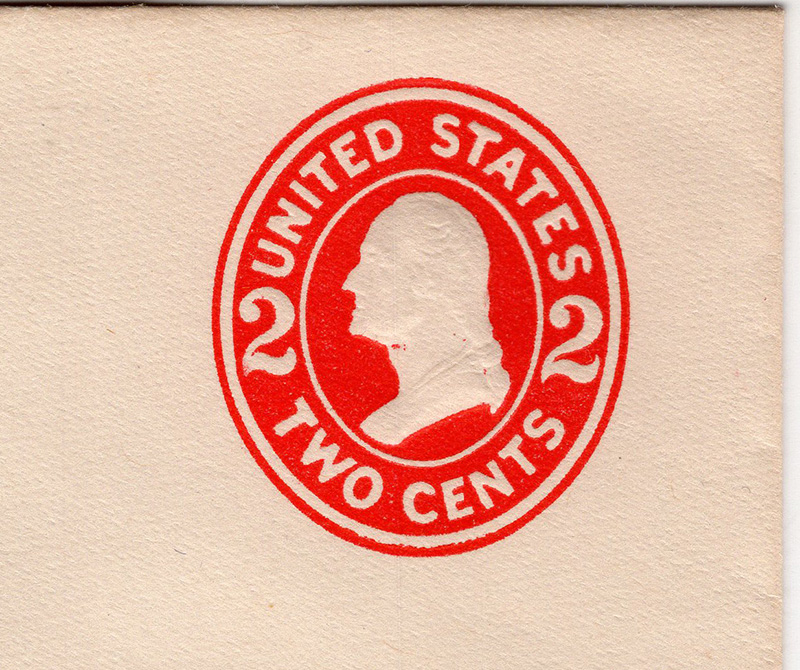 U.S. #U411 Cut Square