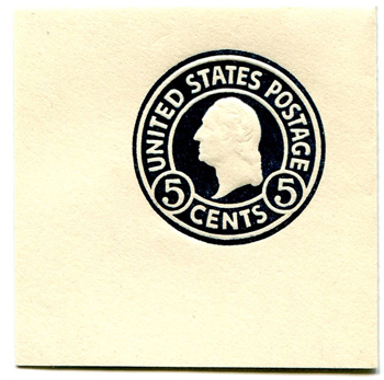 U.S. #U442 Cut Square - Mint