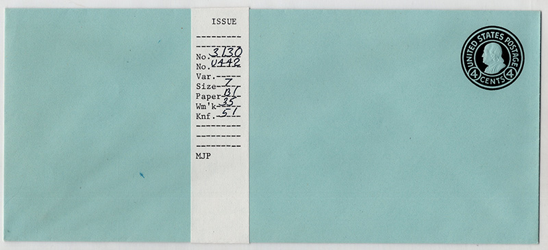 U.S. #U442 Mint Size 10