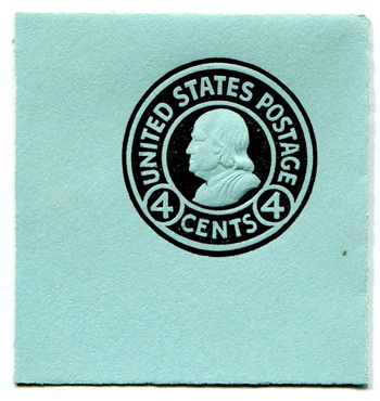 U.S. #U443 Cut Square - Mint