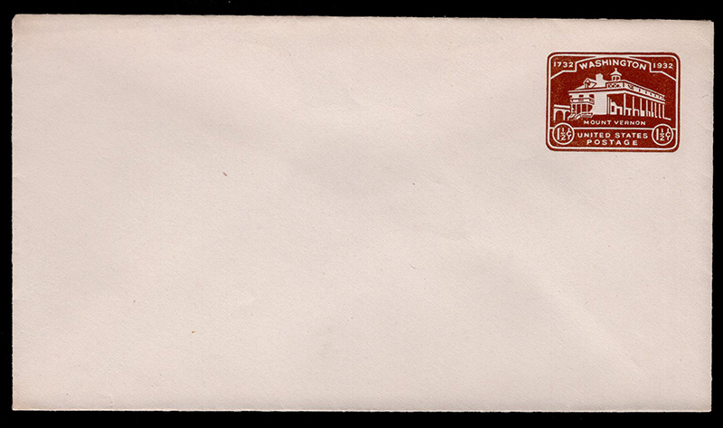 U.S. #U524 Entire Mt Vernon