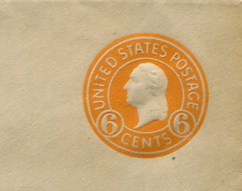 U.S. #U529 Cut Square - Mint