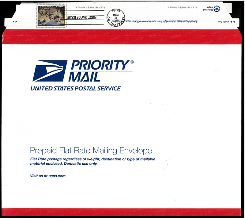 U.S. #U664 Priority Mail Mt Rushmore FDC