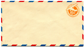 U.S. #UC4 bicolor border Mint Entire