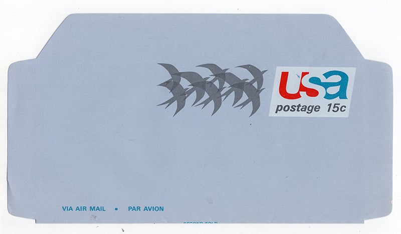 U.S. #UC44 Lettersheet