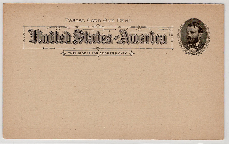 U.S. #UX10 PrePrinted