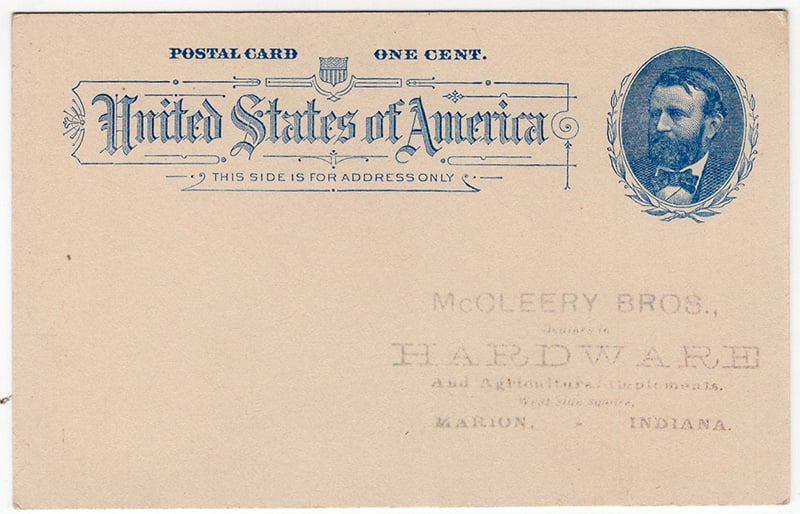 U.S. #UX11 PrePrinted