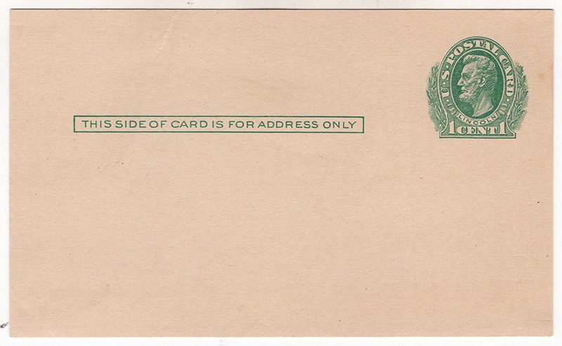 U.S. #UX26 Mint Pres. Lincoln - green