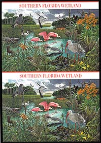 U.S. #UX479a-87a Southern Florida Wetlands