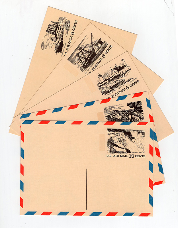 U.S. #UX61-63 UXC12-13 Mint Tourism Year