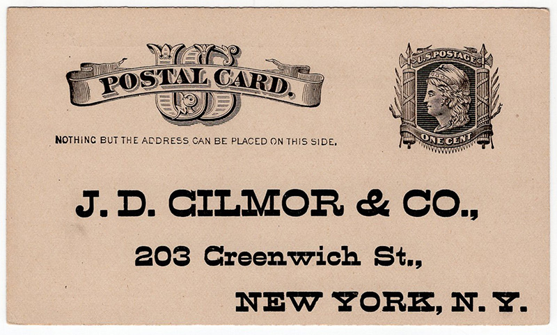 U.S. #UX7 PrePrinted