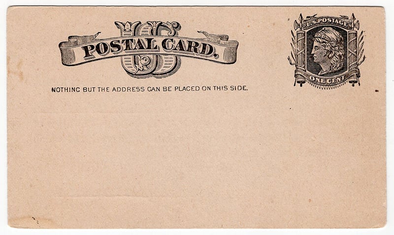 U.S. #UX7 PrePrinted