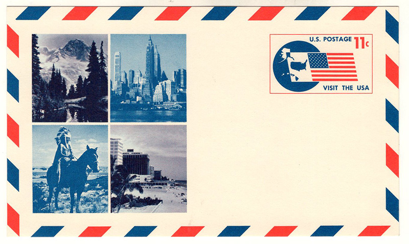 U.S. #UXC11 Mint 15c Visit the USA