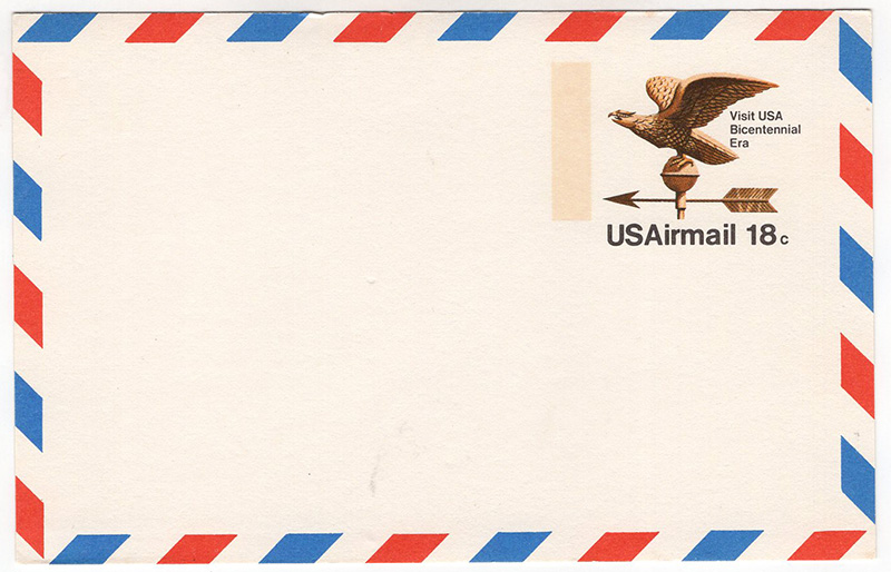 U.S. #UXC15 Mint Eagle Weather Vane