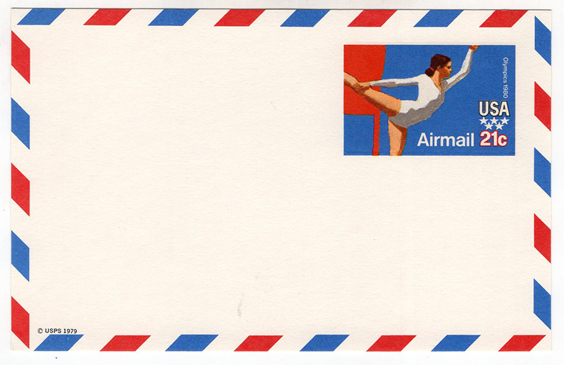 U.S. #UXC18 Mint 1980 Olympic Games, Moscow