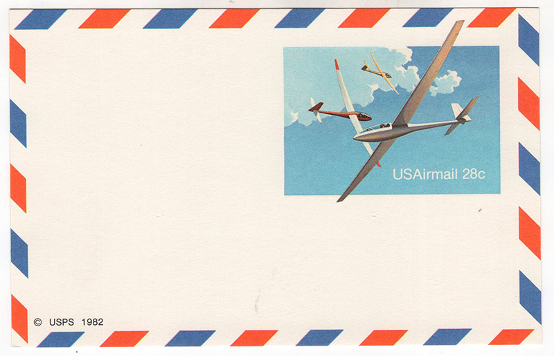 U.S. #UXC20 Mint Gliders in Flight