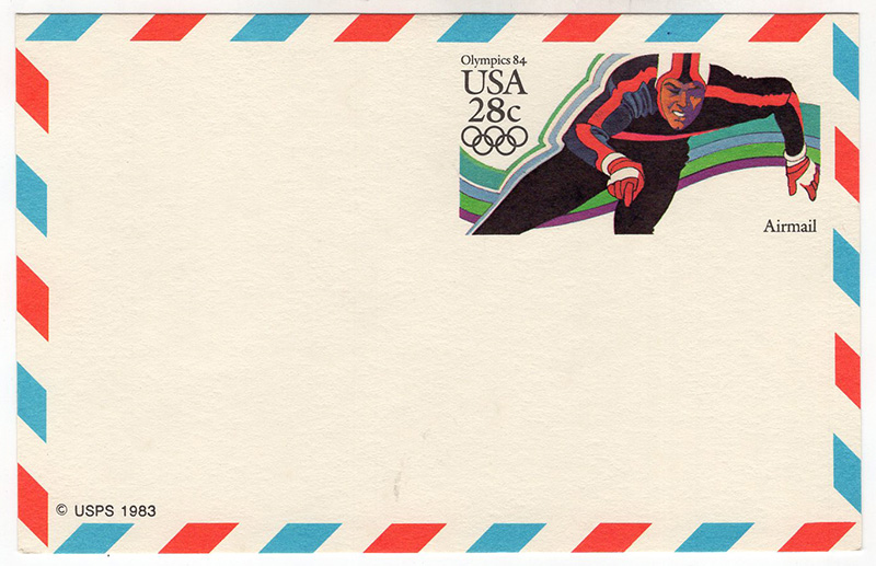 U.S. #UXC21 Mint 1984 Olympics