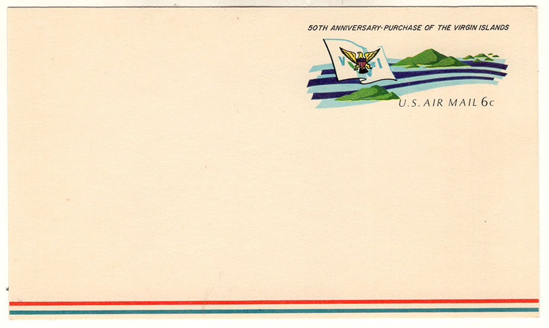 U.S. #UXC6 Mint Virgin Islands and Territorial Flag