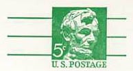 U.S. #UY21 Mint Unsevered 5c Lincoln