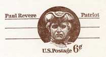 U.S. #UY22 Mint Unsevered - Paul Revere